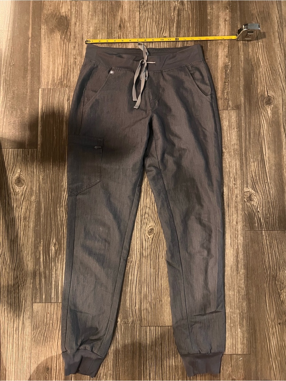 Figs Gray Jogger Scrub Pants Small Tall